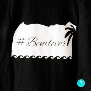 Camiseta negra benilover chico diseño espalda